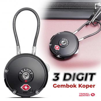 YiF Gembok Koper Angka 3 Digit Password TSA Lock Suitcase Luggage - TSA007