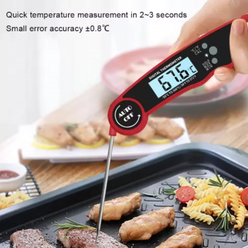 Gambar produk CANAMEK Termometer Makanan Digital Daging Kopi Susu Foldable - DTH138