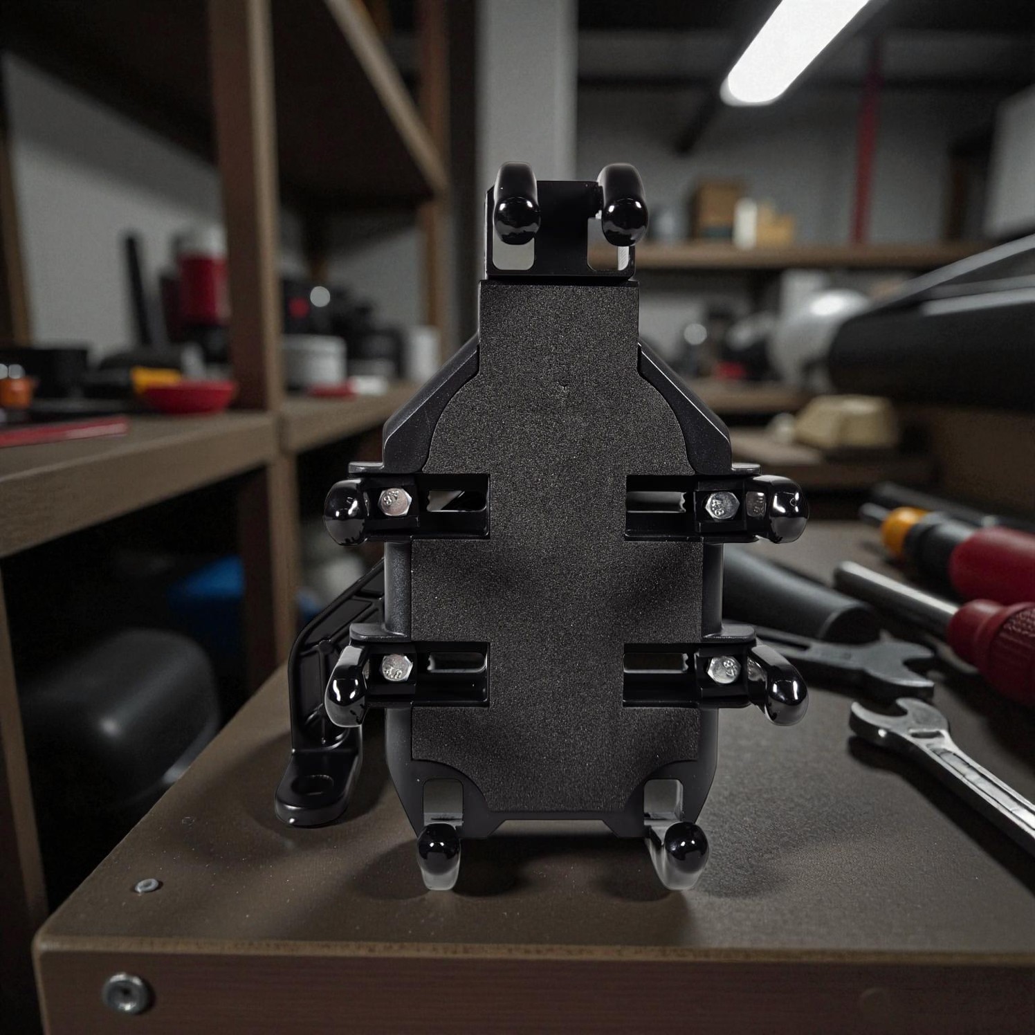 Gambar produk JNHW Dudukan HP Spion Motor Rearview Holder Adjustable Rotation - LV-02