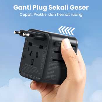 Gambar produk YuHome Universal Travel Adaptor Colokan Charger Adapter USB 2500W - 606