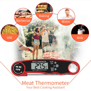 Gambar produk CANAMEK Termometer Makanan Digital Daging Kopi Susu Foldable - DTH138