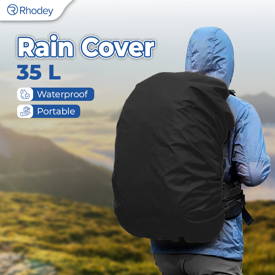 Gambar produk Rhodey Rain Cover Tas Ransel Waterproof Backpack Cover 35L - W1012