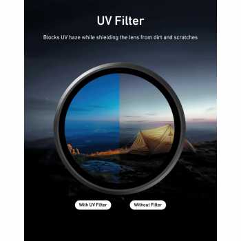 Gambar produk TELESIN Camera Lens Filter DJI Osmo Action 6 CPL VND UV - S5-FLT-41