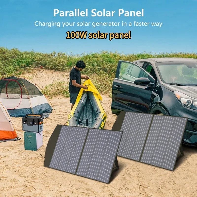 Gambar produk ALLPOWER Panel Surya Solar Panel Foldable Monocrystalline 2 Fold 100W - AP-210