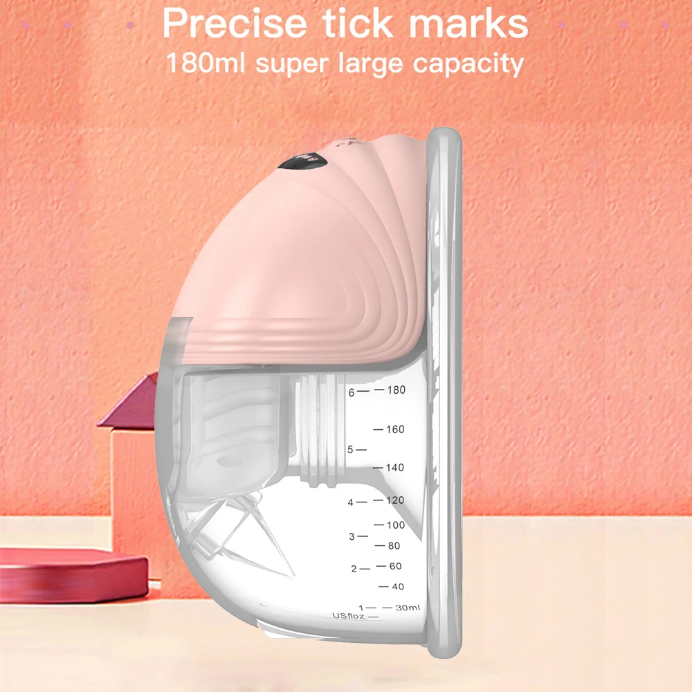 PAMPI Pompa ASI Bayi Elektrik Wearable Breast Milk Pump 180ml - S21 Gambar produk PAMPI Pompa ASI Bayi Elektrik Wearable Breast Milk Pump 180ml - S21