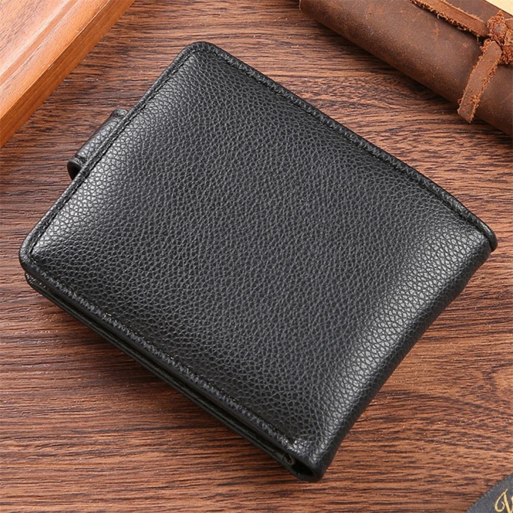 Gambar produk ISKYBOB Dompet Pria Kulit PU Leather Multiple Card Slot 9.5x12cm - ISKY-12
