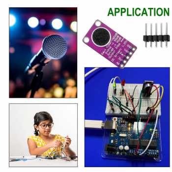 Gambar produk AITEXM Electret Microphone Amplifier Module Auto Gain Control - MAX9814