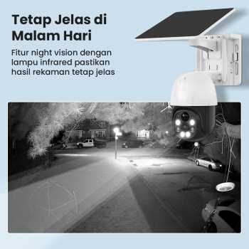 Gambar produk V380 Pro Kamera CCTV WiFi Solar Panel Outdoor Camera HD 1080p IP65 - MVT-1120G-P5 Pro