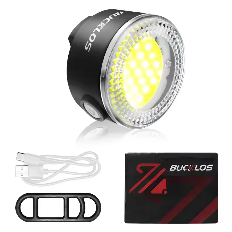 Gambar produk BUCKLOS Lampu Sepeda Depan LED Rechargeable Waterproof 400mAh - VL-80