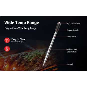 Gambar produk BFOUR Termometer Makanan Digital Daging BBQ Bluetooth Screen 2 Probe - BF-40