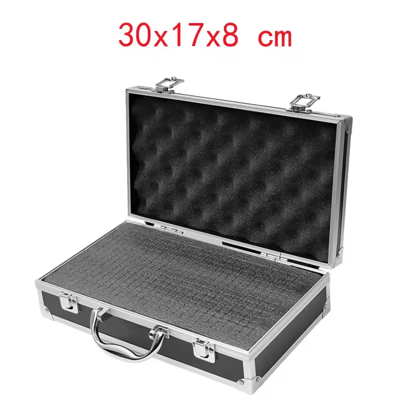 DUTRIEUX Tas Koper Penyimpanan Barang Toolbox Hard Case Aluminium 30x17x8cm - DT-56 Gambar produk DUTRIEUX Tas Koper Penyimpanan Barang Toolbox Hard Case Aluminium 30x17x8cm - DT-56