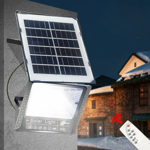 OOBEST Lampu Dinding Solar Sensor Cahaya IP67 144 LED Cool White - OB144 Gambar produk OOBEST Lampu Dinding Solar Sensor Cahaya IP67 144 LED Cool White - OB144