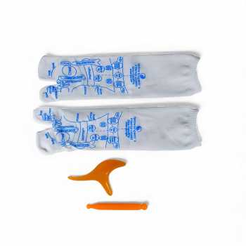 Gambar produk UG Kaos Kaki Pijat Seratus Titik Akupuntur Plantar Meridian Socks Pria - UKK3