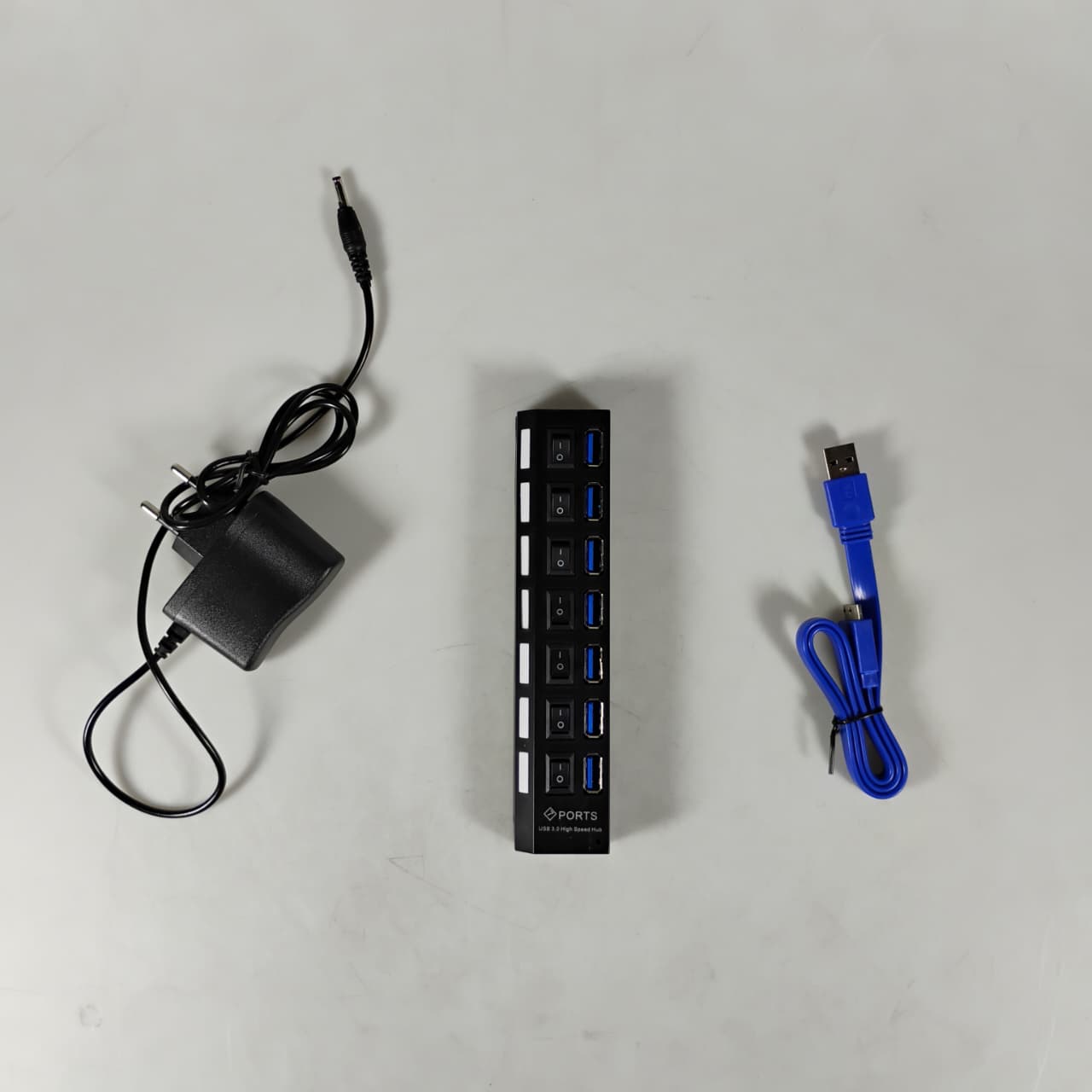 Gambar produk YUANRURU USB Type A Hub 7 Port USB 3.0 High Speed Extender - Y445