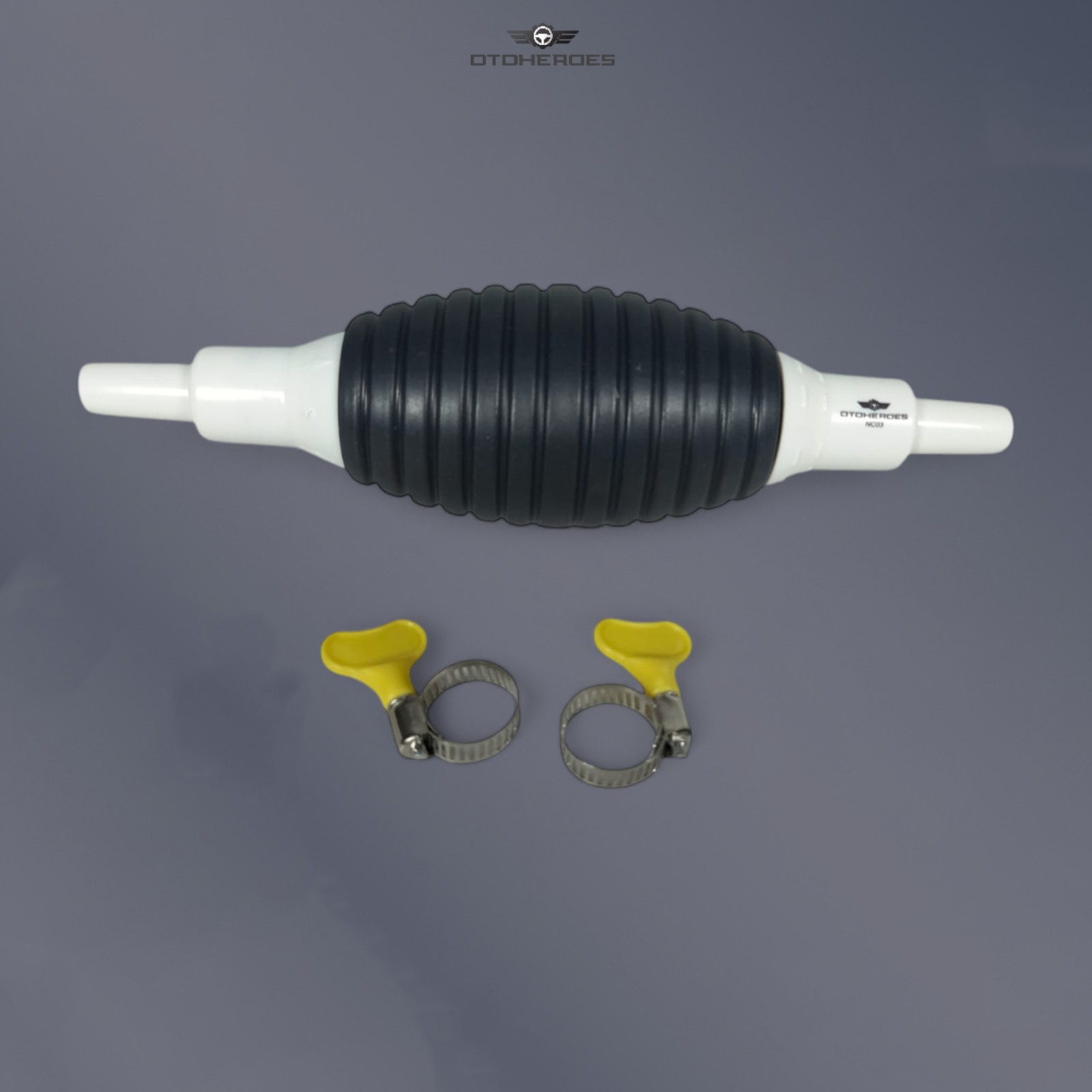 OTOHEROES Pompa Tangan Transfer Bensin Mobil Oil Extractor with 2 Klem - NC03 Gambar produk OTOHEROES Pompa Tangan Transfer Bensin Mobil Oil Extractor with 2 Klem - NC03