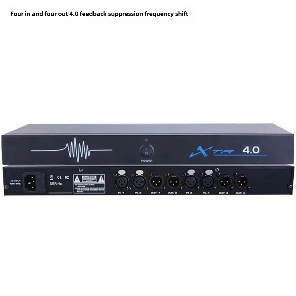 TZR Automatic 4 In 4 Out Mic Feedback Suppressor Frequency Shifter - T44 Gambar produk TZR Automatic 4 In 4 Out Mic Feedback Suppressor Frequency Shifter - T44