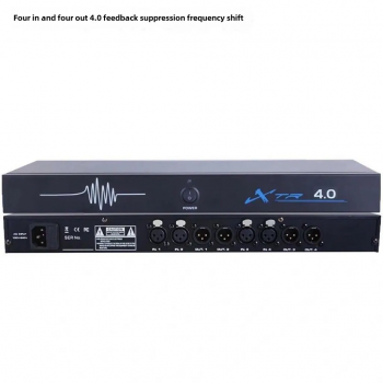 Gambar produk TZR Automatic 4 In 4 Out Mic Feedback Suppressor Frequency Shifter - T44