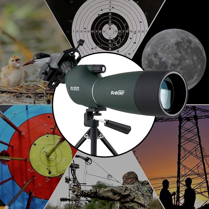 SVBONY Teleskop Spotting Scope Birding Photography with Phone Holder - SV28 Plus Gambar produk SVBONY Teleskop Spotting Scope Birding Photography with Phone Holder - SV28 Plus