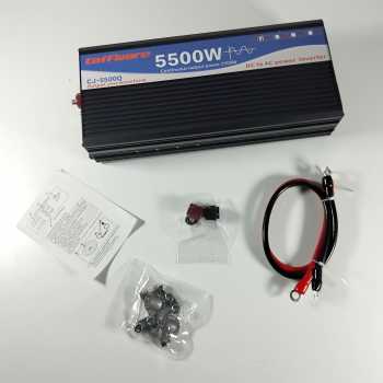 Gambar produk Taffware Power Inverter Pure Sine Wave DC 12V to AC 220V 5500W - CJ-5500Q