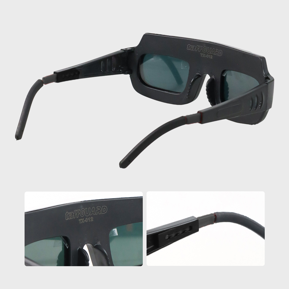 TaffGUARD Kacamata Las Otomatis Auto Darkening Soldering Goggles - TX-012 Gambar produk TaffGUARD Kacamata Las Otomatis Auto Darkening Soldering Goggles - TX-012