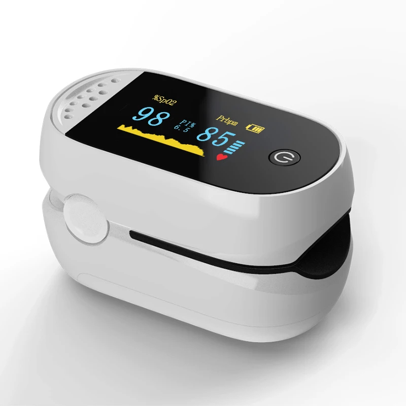 Gambar produk OXIDO Fingertip Pulse Oximeter Alat Ukur Saturasi Oksigen Darah OLED - C101B1