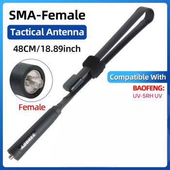 Gambar produk ABBREE Antena HT Walkie Talkie Radio SMA Female for Baofeng UV-5RH UV 48cm - AB-44