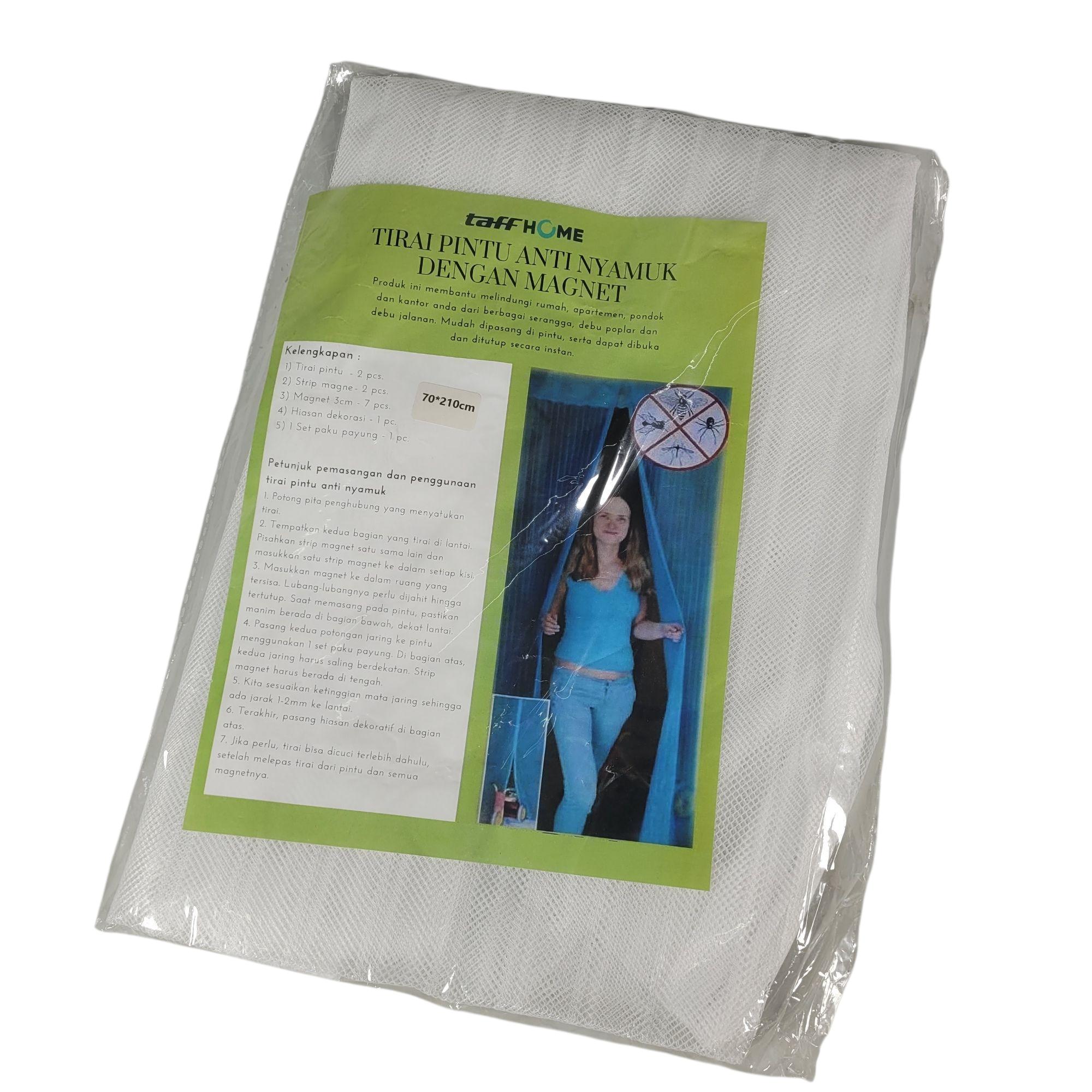 Gambar produk TaffHOME Tirai Pintu Anti Nyamuk Kelambu Magnetic Door 70x210cm - CNY-121