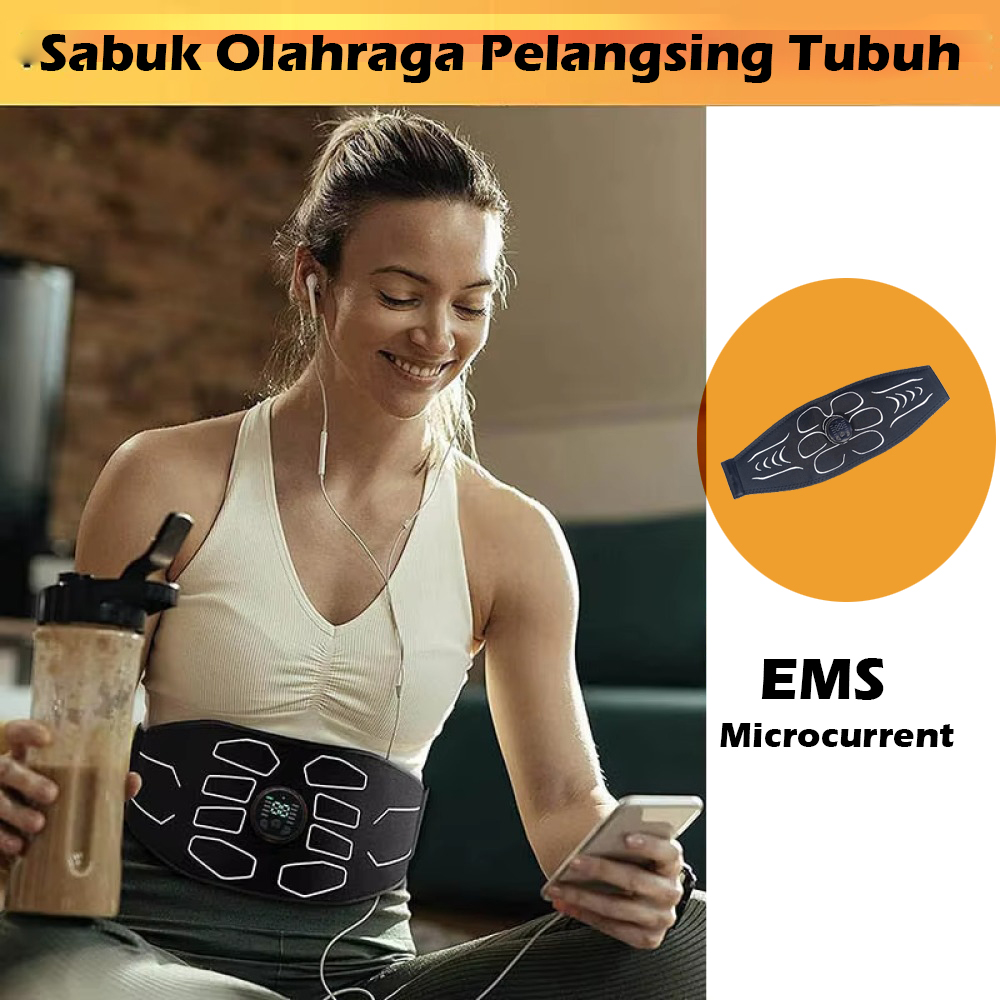 Gambar produk SPEAE Sabuk Olahraga Pelangsing Tubuh EMS Belt Massager - SP192