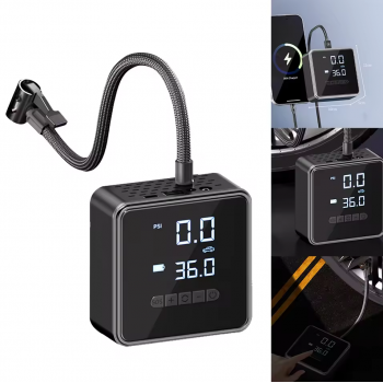 Gambar produk KESHI Pompa Angin Ban Mobil Elektrik Tire Inflator Air Pump Wired - KE1