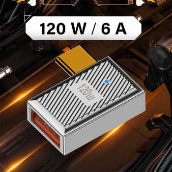 Rebre OTG USB 3.1 to Type C Adapter Converter Elbow Shape 10Gbps 120W - RB13