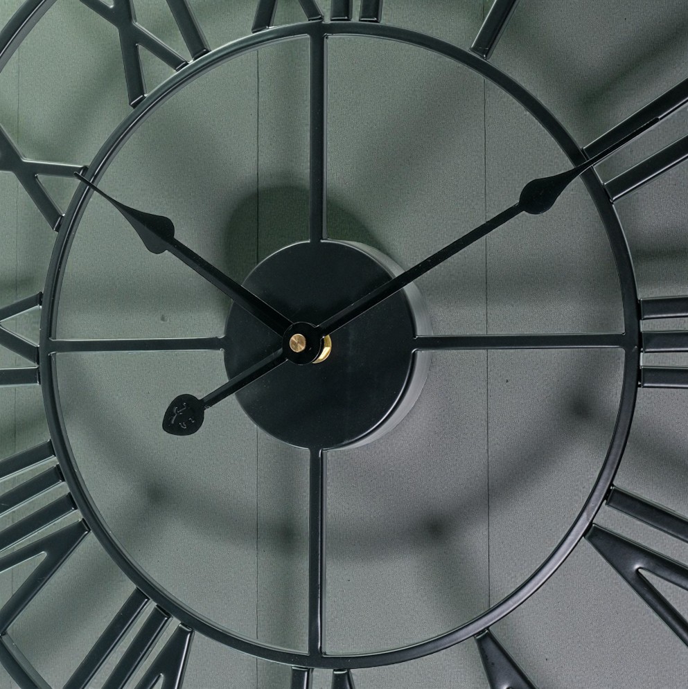 Meigar Jam Dinding Bulat Quartz Creative Model Vintage 40cm - H68 Gambar produk Meigar Jam Dinding Bulat Quartz Creative Model Vintage 40cm - H68