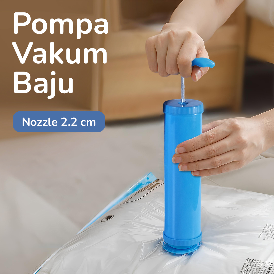 Gambar produk Joybos Pompa Vakum Baju Manual Travel Vacuum Bag Hand Pump - 001