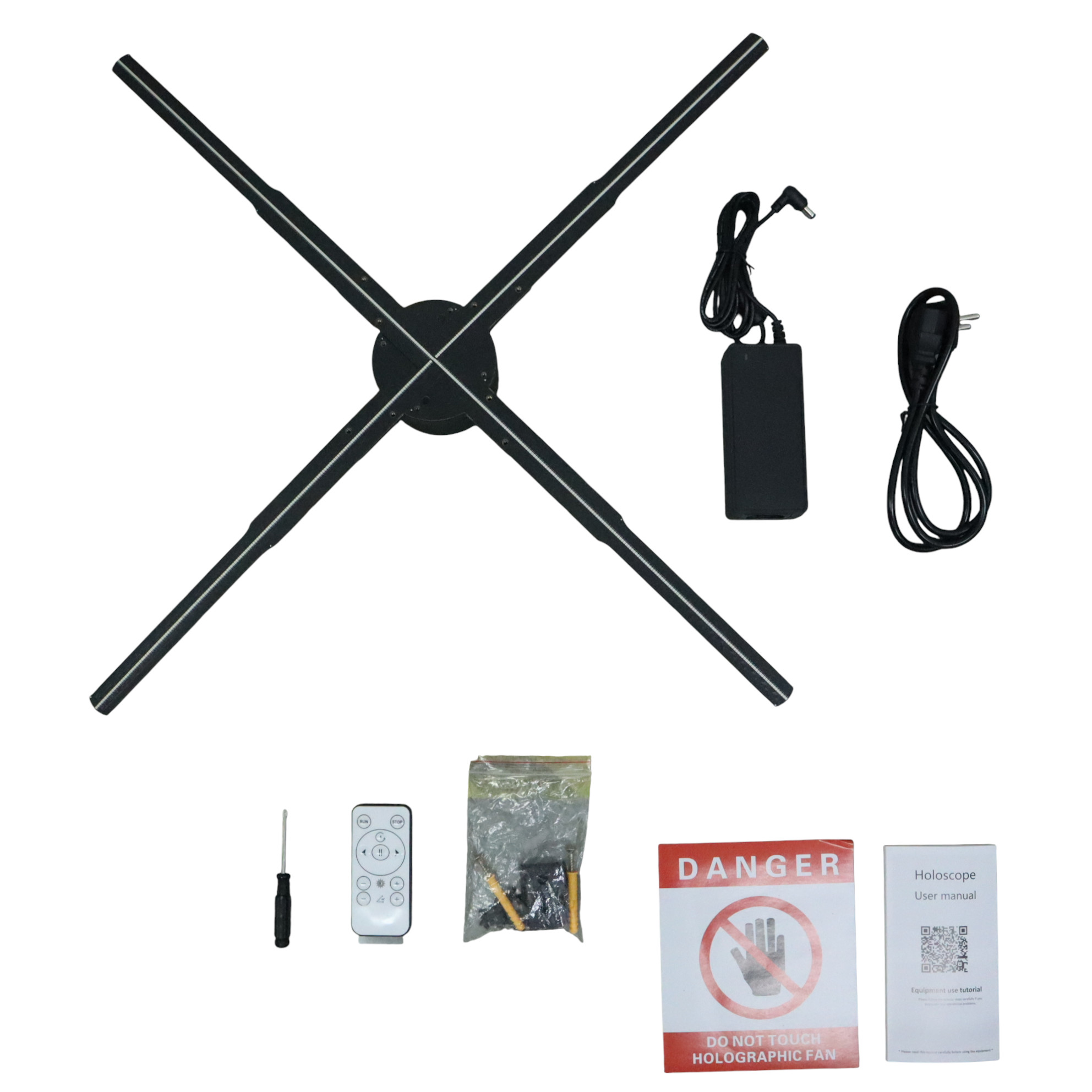 Gambar produk VIGAOT Proyektor Kipas 3D Hologram Display Fan Projector LED 61.5cm - P62Pro