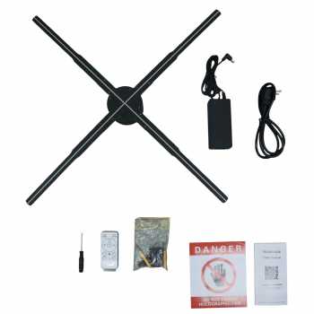 Gambar produk VIGAOT Proyektor Kipas 3D Hologram Display Fan Projector LED 61.5cm - P62Pro