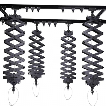 Gambar produk YIXI Rel Gantung Lampu Studio Fotografi Aluminium 4 Rel 4 Boom Arm 3M - 443M