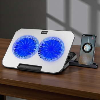 Gambar produk GIVECOOL Cooling Pad Laptop Gaming Kipas Pendingin 2 Fans 17 Inch - N22