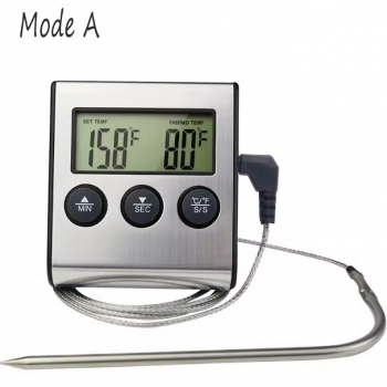 Gambar produk HomePuff Termometer Makanan Daging Grill Digital Timer Single Probe - TP-700