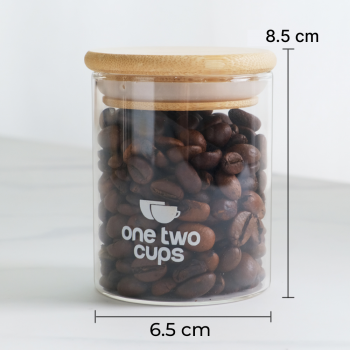 Gambar produk One Two Cups Toples Kaca Penyimpanan Makanan Kedap Udara Storage Jar 250ml - GH1270