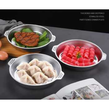 Aihogard Loyang Nampan Bulat Baking Pan Stainless Steel 410 26x18x4cm - AG55