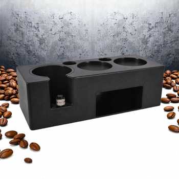 BOMBER Coffee Tamper Station Espresso Portafilter Storage 24x9.5x7.5cm - BB-150