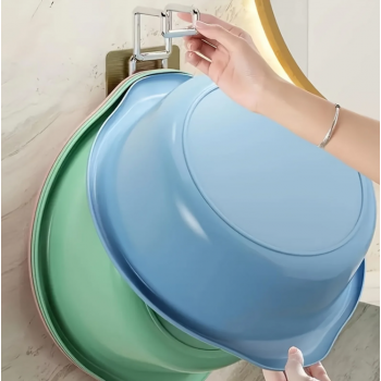 Gambar produk WISPOD Gantungan Dinding Washbasin Hook Kitchen Bathroom Rack 2PCS - WP2