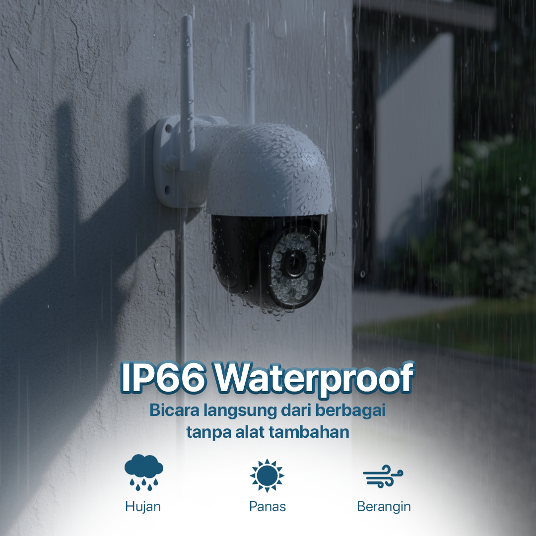 Gambar produk V380 Pro Kamera CCTV Outdoor WiFi IP Camera Night Vision 720P 1MP IP66 - C18PROX-L