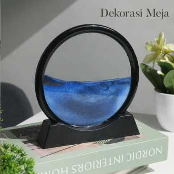Gambar produk Sandbilder Pajangan Meja Dekorasi Pasir Hisap Gurun Quicksand 17.7cm - SB-3D