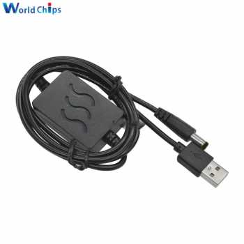 Gambar produk WorldChips Kabel USB Power Boost Step Up 5V to 9V 1A 2.1x5.5mm - TQ5
