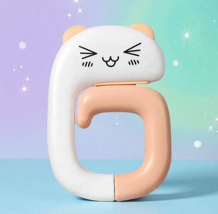 Gambar produk MACAU Gantungan Meja Serbaguna Thinking Cat Schoolbag Hook Hanger - MC2