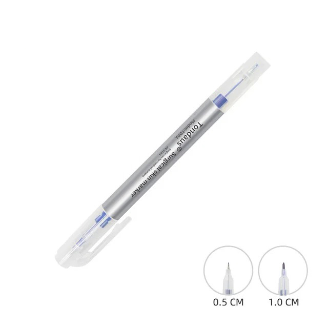 Tondaus Medical Skin Marker Double Head Tip Spidol Kulit Operasi - TD02 Gambar produk Tondaus Medical Skin Marker Double Head Tip Spidol Kulit Operasi - TD02