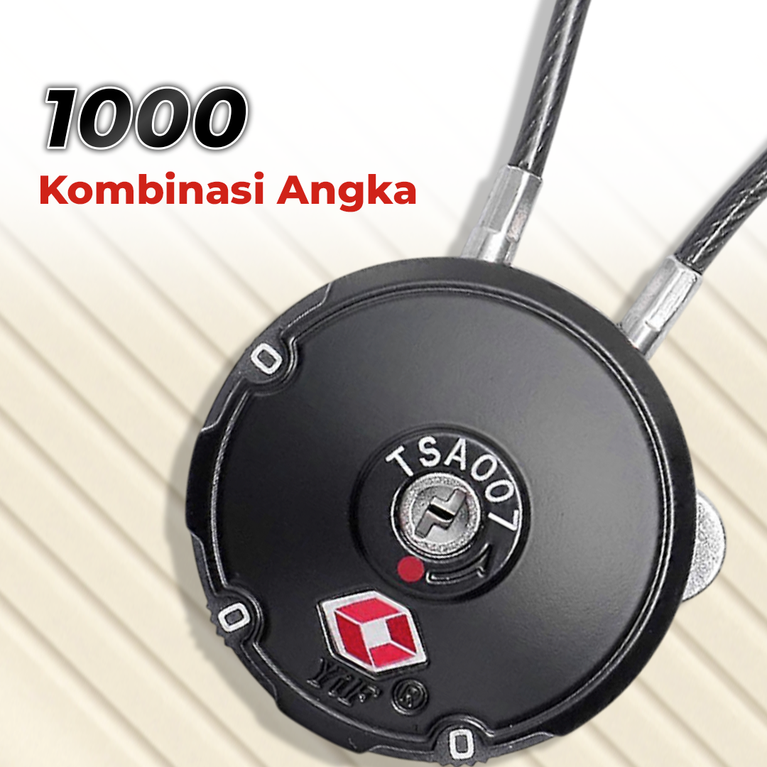YiF Gembok Koper Angka 3 Digit Password TSA Lock Suitcase Luggage - TSA007 Gambar produk YiF Gembok Koper Angka 3 Digit Password TSA Lock Suitcase Luggage - TSA007