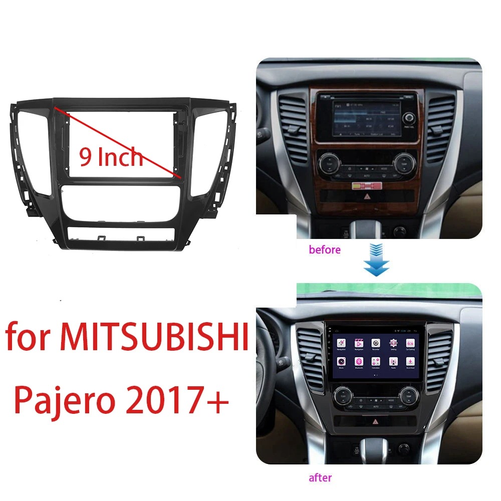 KUFINE Frame Head Unit 9 Inch Car Player Mitsubishi Pajero 2017-2019 - KF-19 Gambar produk KUFINE Frame Head Unit 9 Inch Car Player Mitsubishi Pajero 2017-2019 - KF-19