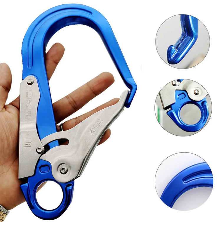 Gambar produk Zhibo Kait Pengaman Carabiner Rock Climbing Mountain Self Locking 25KN - CE323