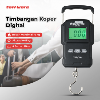Taffware Digipounds Timbangan Koper Tas Digital Scale 75kg 0.01kg - WH-A27